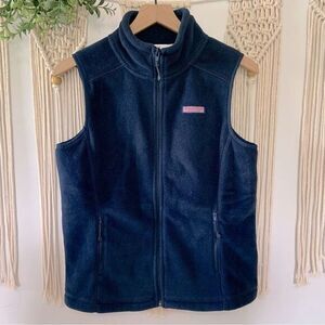 VINEYARD VINES Women's Navy Blue‎ Fleece Vest Size Small